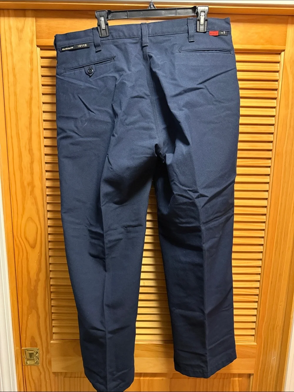 Workrite FR Nomex IIIA Men's Navy work Pants - Classic Straight Fit 38x29.5”